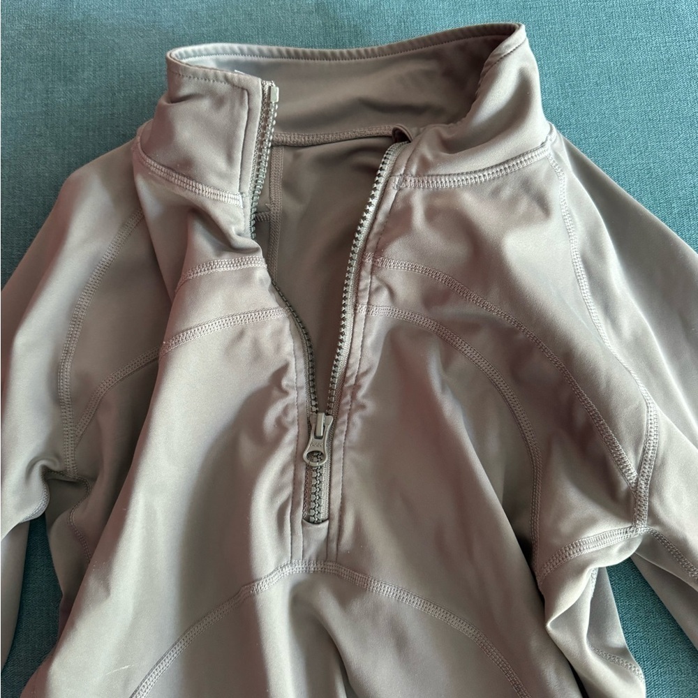 Women's Cropped Workout Jacket 1/2 Zip Pullover Running Athletic Size Small​​​ - Picture 5 of 5